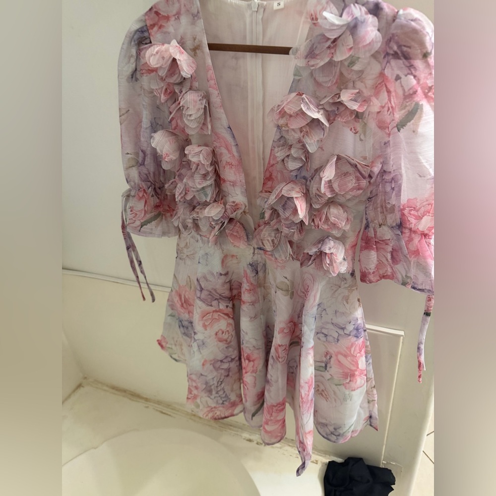 Floral Ruffle Dress